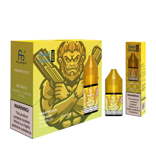 Pineapple Ice RandM 7000 Nic Salt 10ml