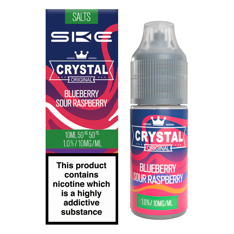 SKE Crystal Original Salts Blueberry Sour Raspberry 10ml - 20mg