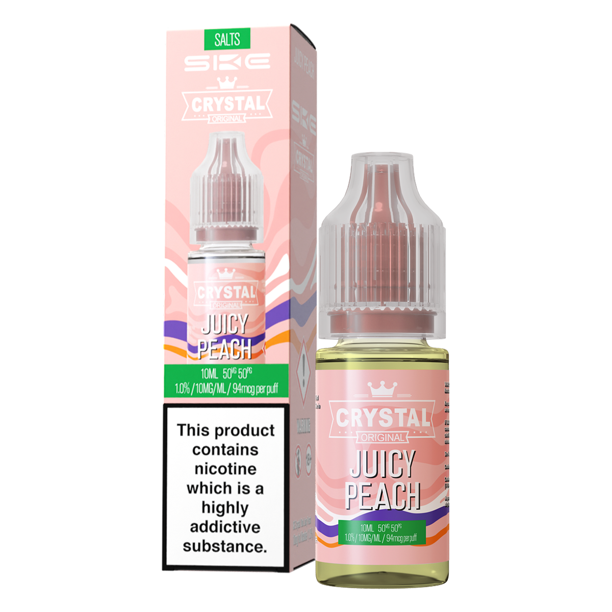 Juicy Peach Nic Salt by SKE - Nic Salts UK