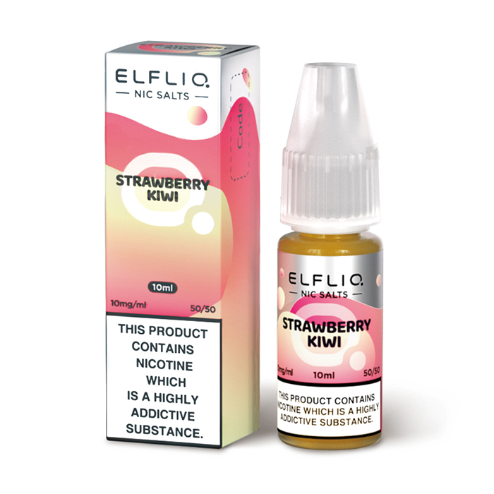 ELFLIQ Official Elf Bar Nic Salt 10ml Strawberry Kiwi 10mg