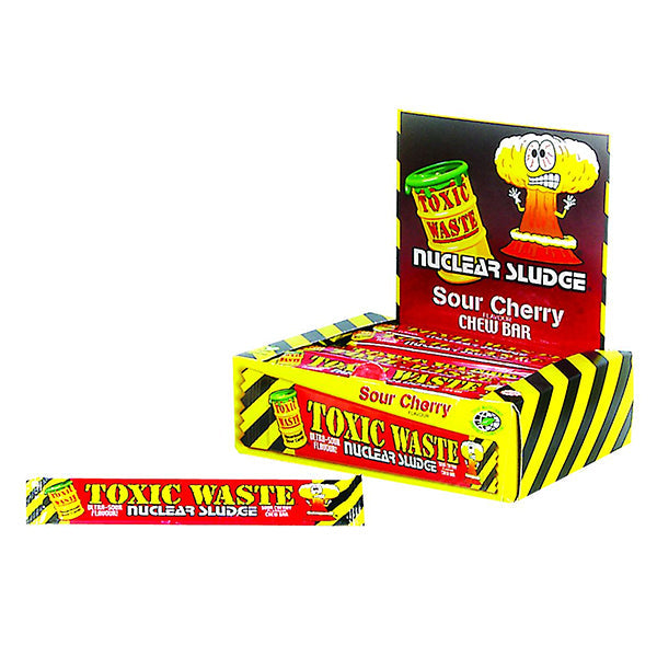 Toxic Waste Nuclear Sludge Chew Bar Sour Cherry (50 Pack)