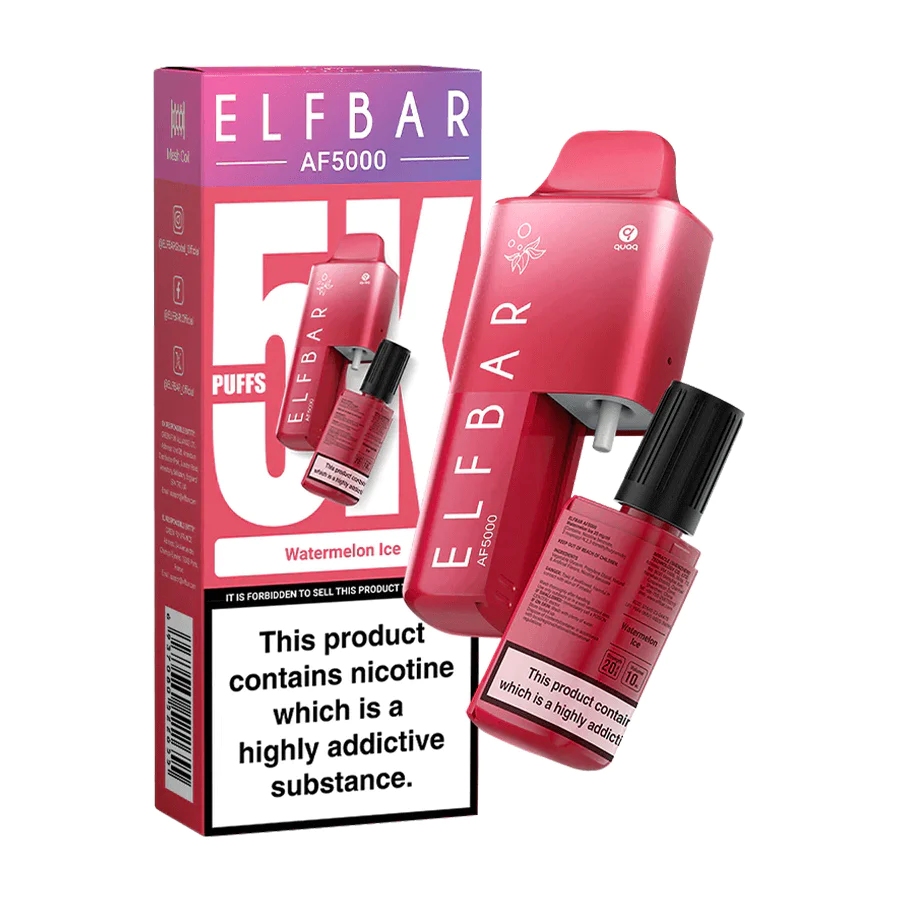 Elf Bar AF5000 Disposable Vape - Watermelon Ice