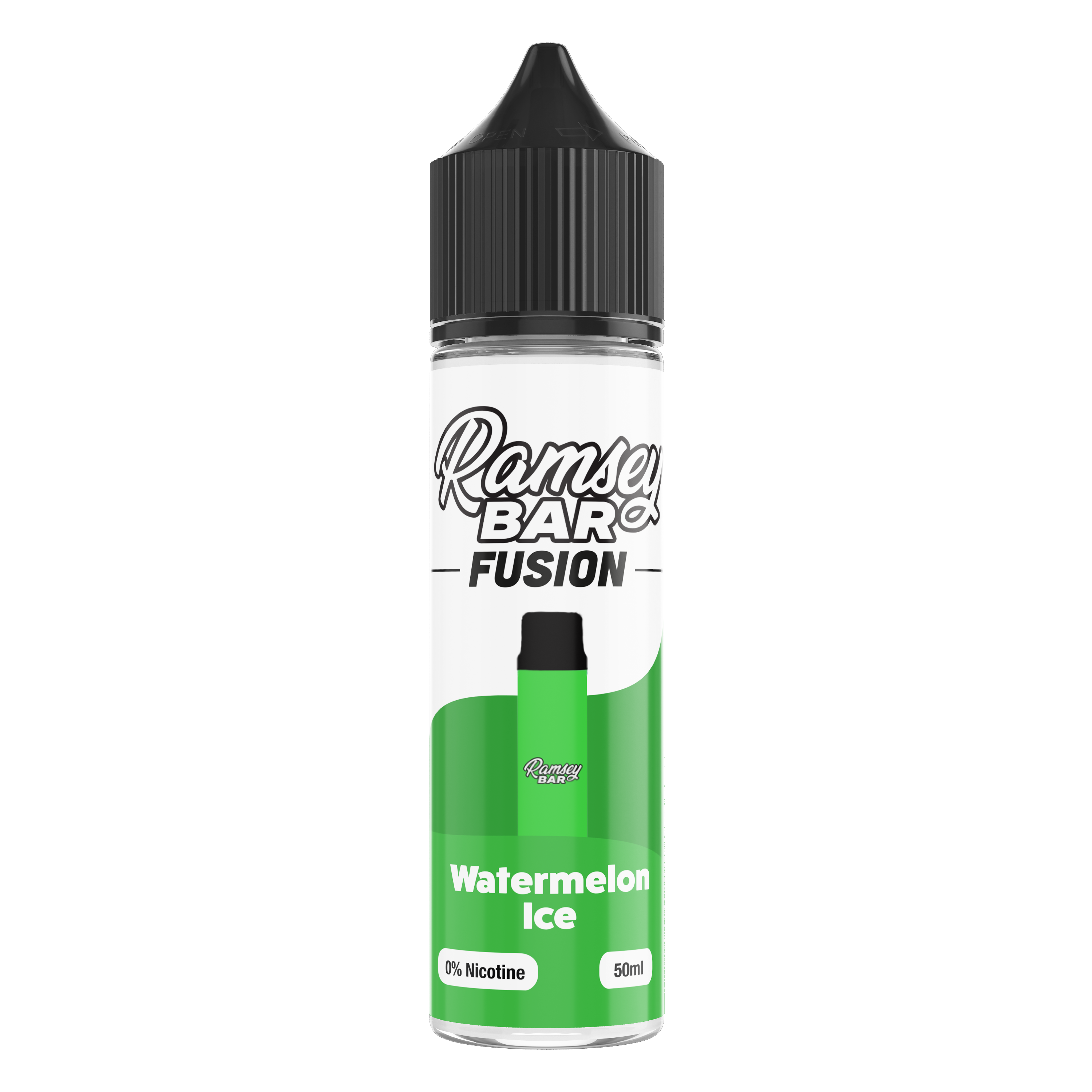 Ramsey Bar Fusion Watermelon Ice 0mg 50ml Short Fill E-Liquid