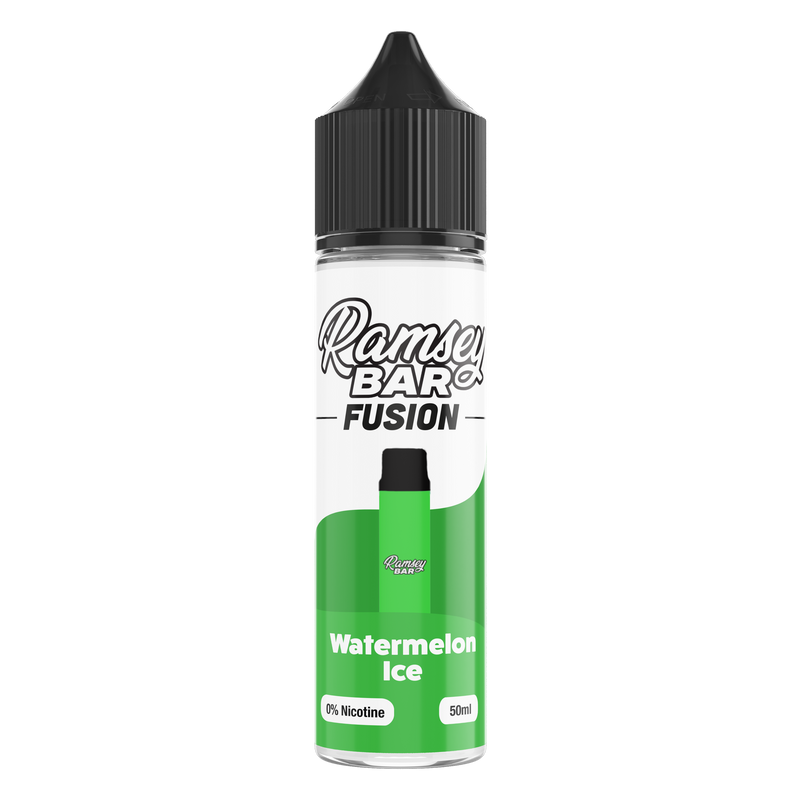 Ramsey Bar Fusion Watermelon Ice 0mg 50ml Short Fill E-Liquid